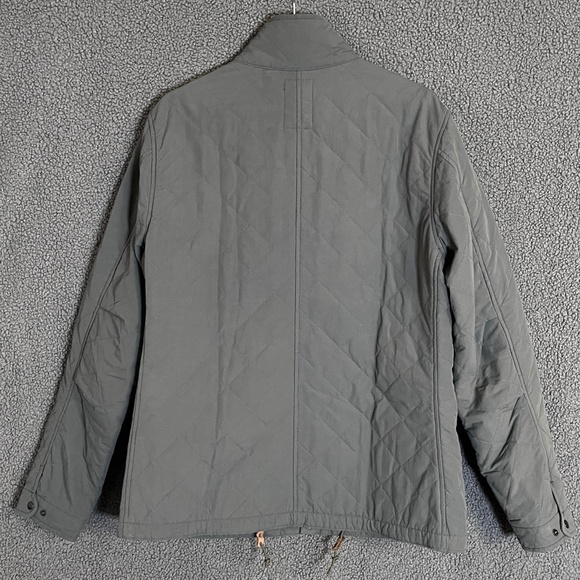 Relwen Quilted Tanker Jacket - Men's Size L - Gray Green - Picture 6 of 12